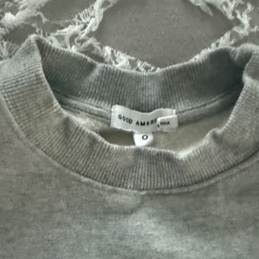 Good American Heather Gray Pullover
